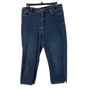 NYDJ | Women's Dark High Rise Carpi Jeans 12 30x20